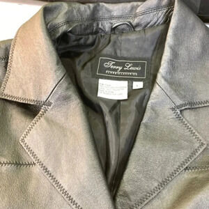 Terry Lewis classic luxuries   Leather Jacket L